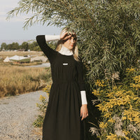 ELEMENTS Black/White Trim Knit Turtleneck