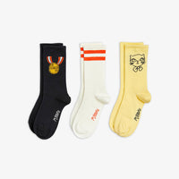 Mini Rodini Multi Medal 3-Pack Socks