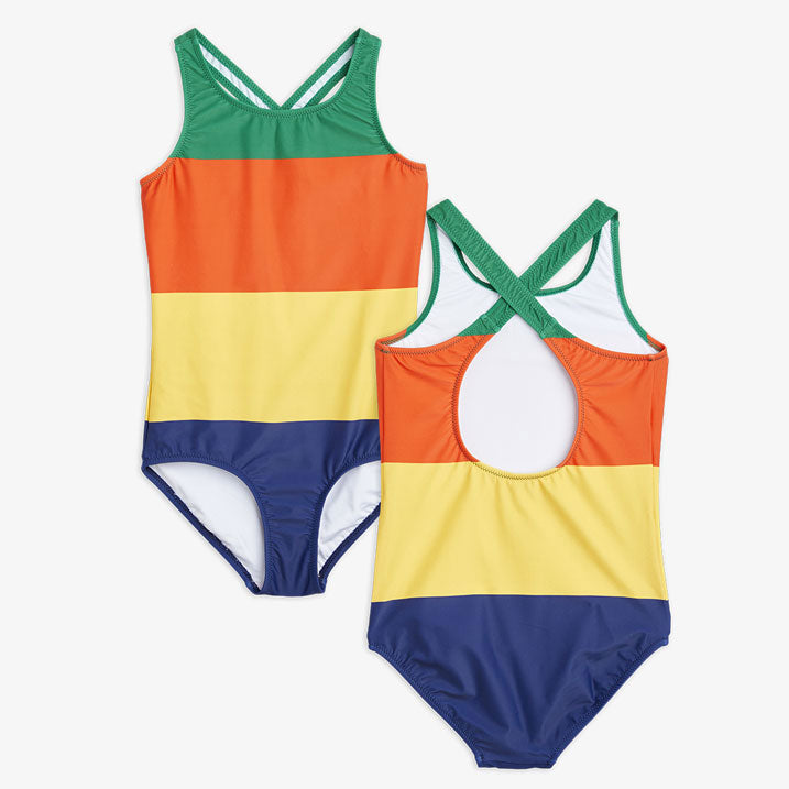 Mini Rodini Multi Stripe Aop Swimsuit