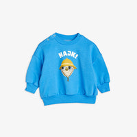 Mini Rodini Blue Hike Sweatshirt