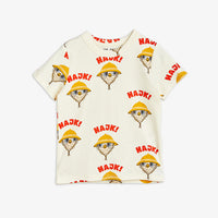 Mini Rodini Offwhite Hike Aop Tee
