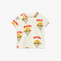 Mini Rodini Offwhite Hike Aop Tee