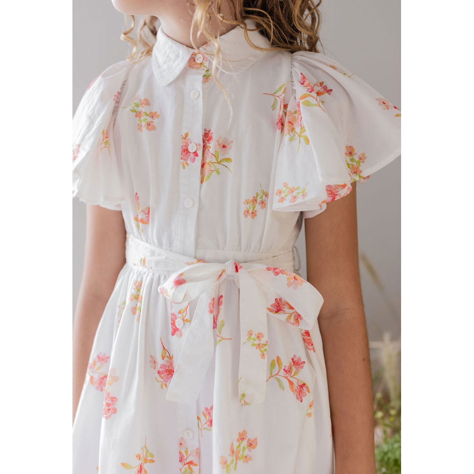 Steph Petite Rose Voile Dress