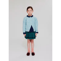 Morley Pine Green Pleated Skirt