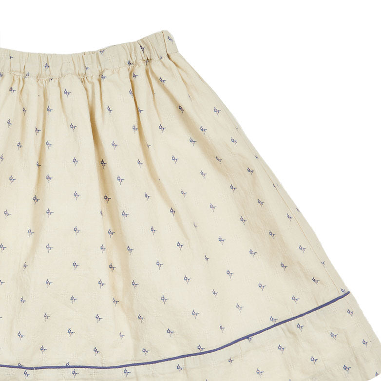 Bene Bene Light Khaki Blue Lucy Skirt