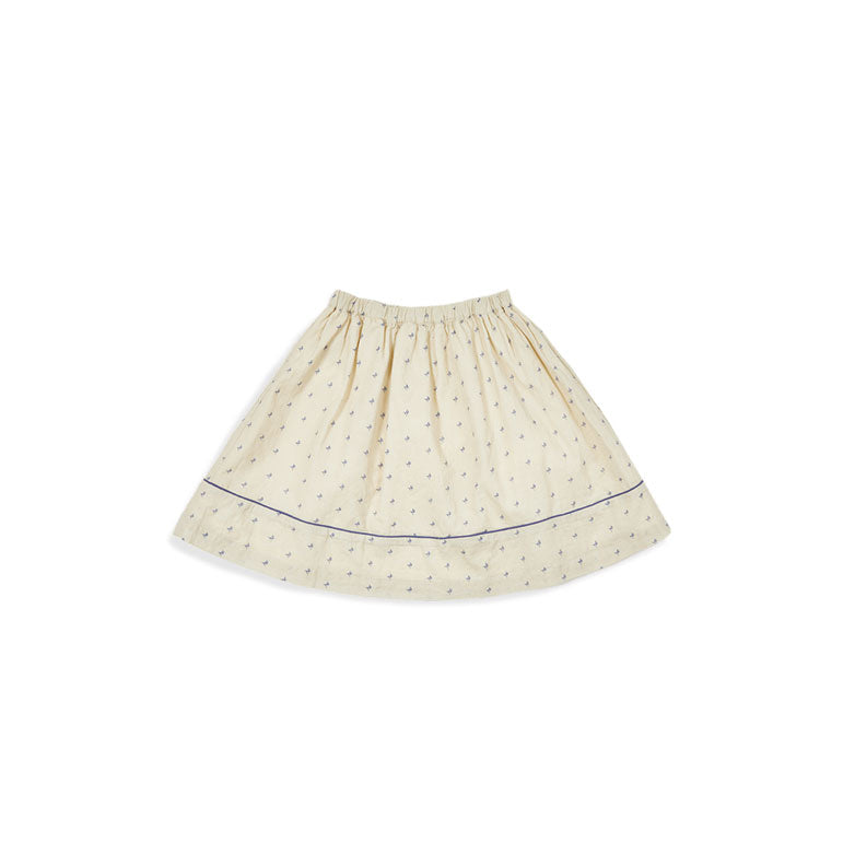 Bene Bene Light Khaki Blue Lucy Skirt