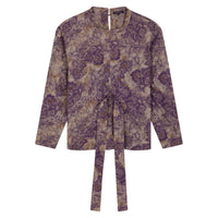 Soeur Violet Floral Tapioka Blouse