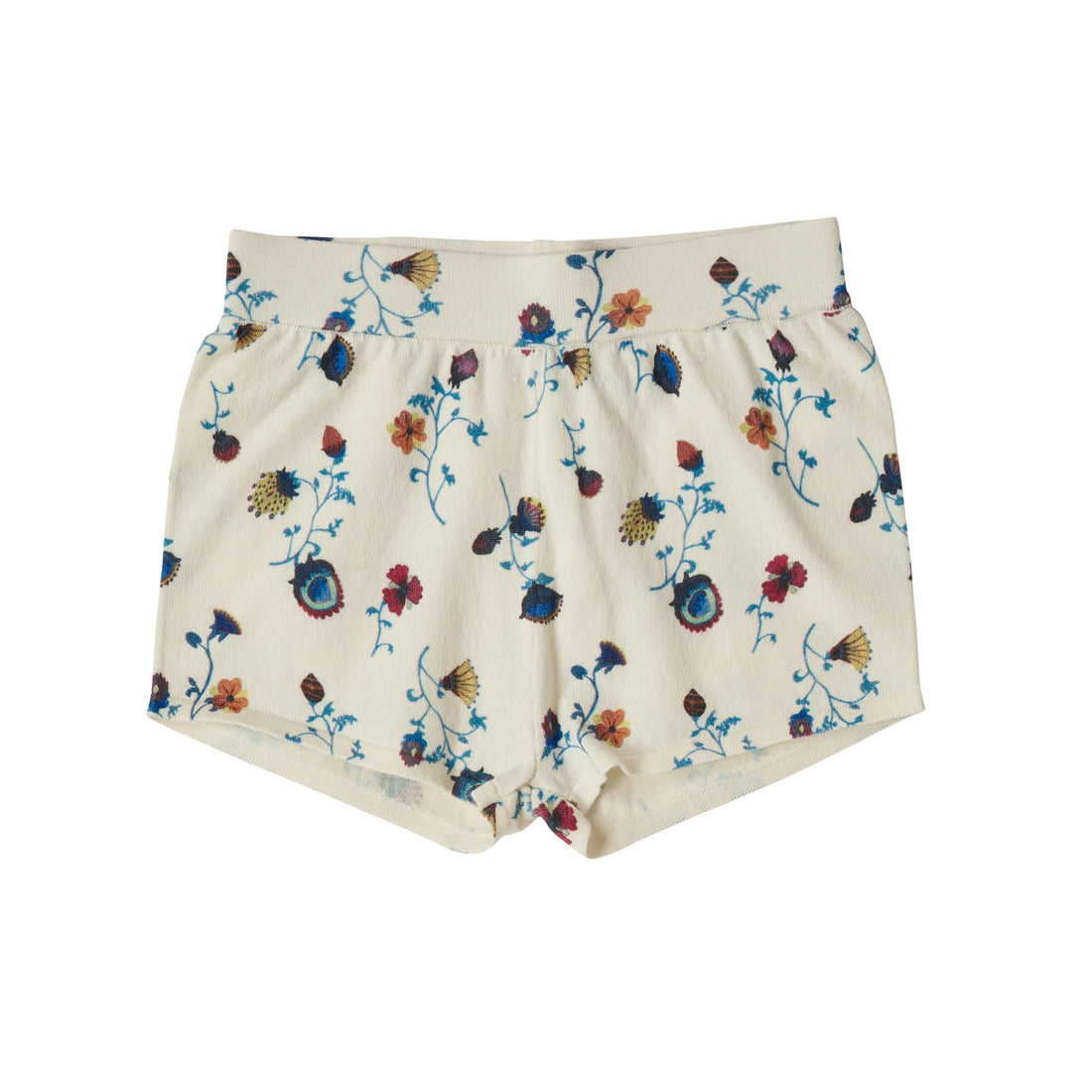 FUB Ecru/Flower Printed Beach Shorts