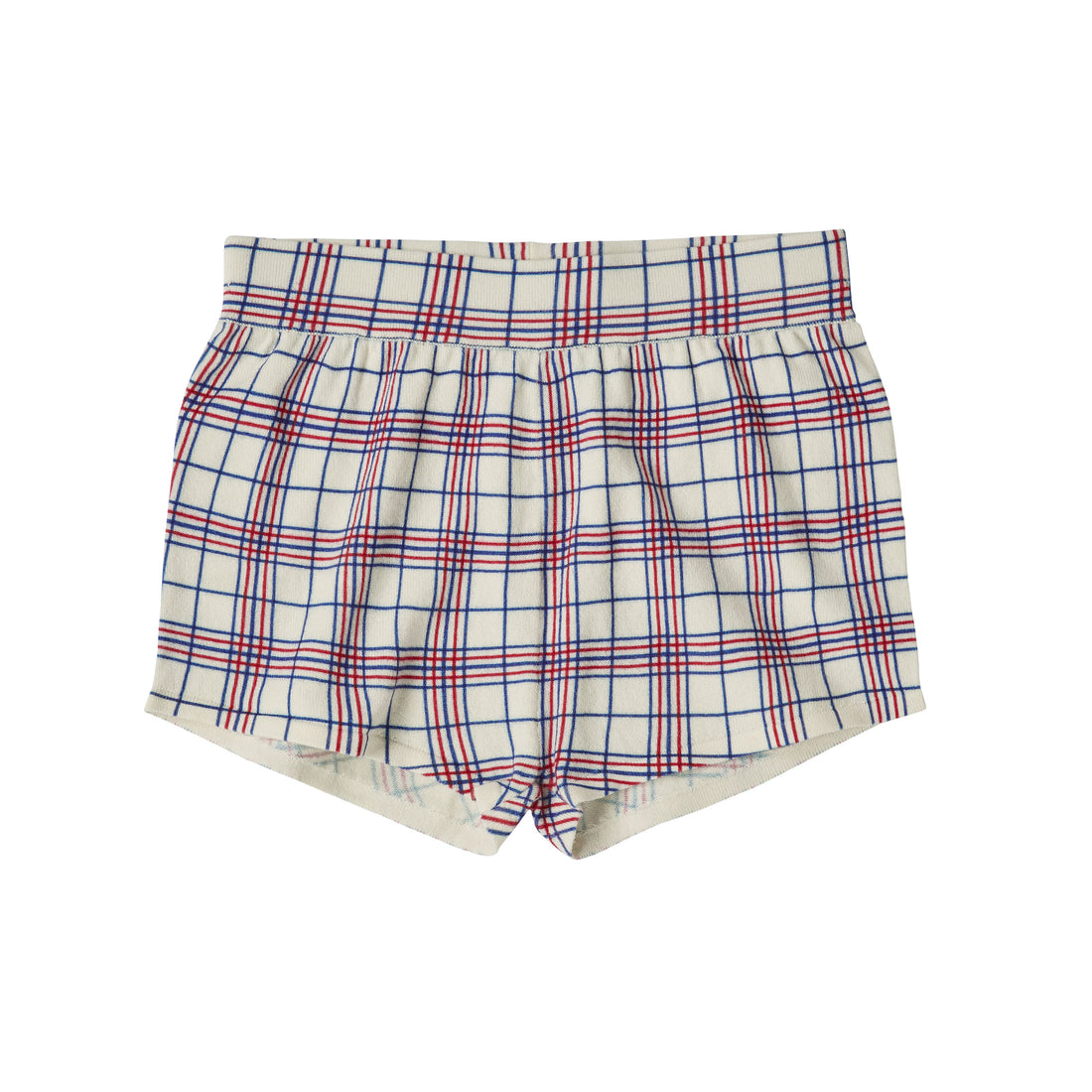 FUB Ecru/Checkr Printed Beach Shorts