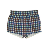 FUB Multi Check Printed Beach Shorts