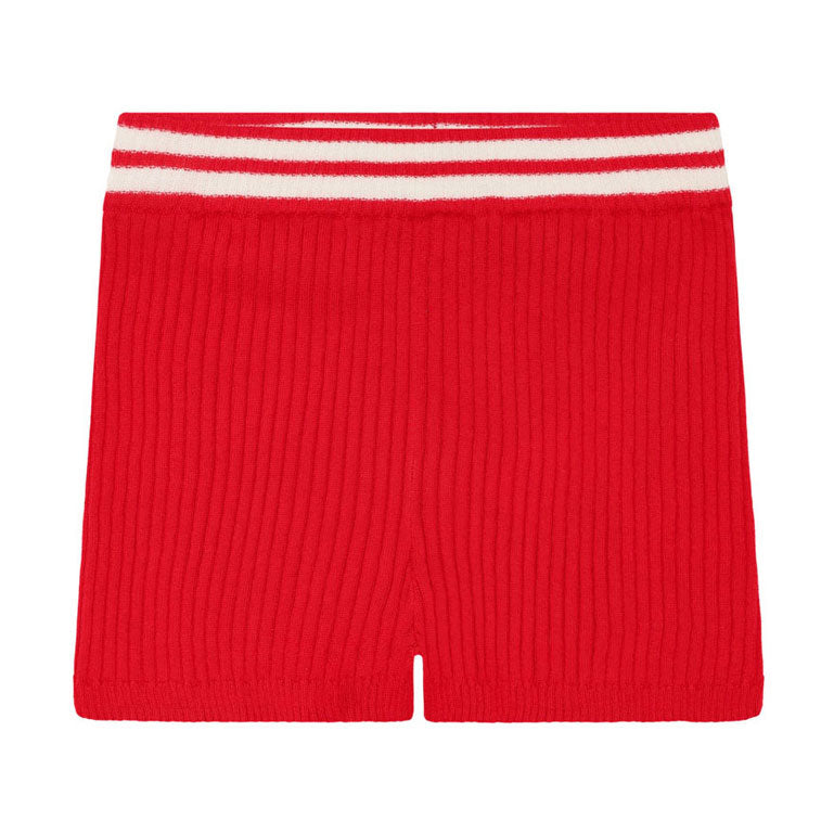FUB Red Rib Shorts