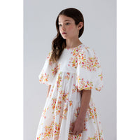 Petite Amalie  Ditsy Print Poplin Dress