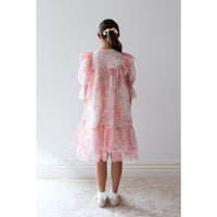 Petite Amalie  Dahlia Print Tulle Dress