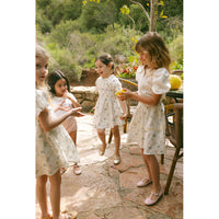 L by Ladida Geranium Smocked Short Sleeve Dress
