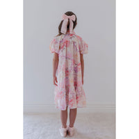 Petite Amalie  Dahlia Print Shirt Dress