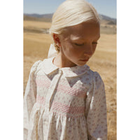 L by Ladida Cream Tiny Bud Smock Dress