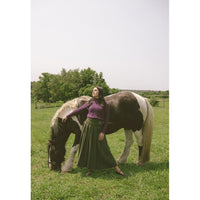Ava and Lu Purple Turtleneck Sweater