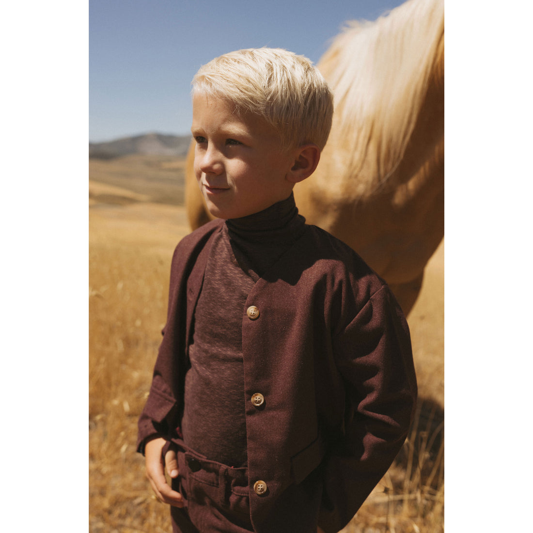 L by Ladida Eggplant Marled Turtleneck