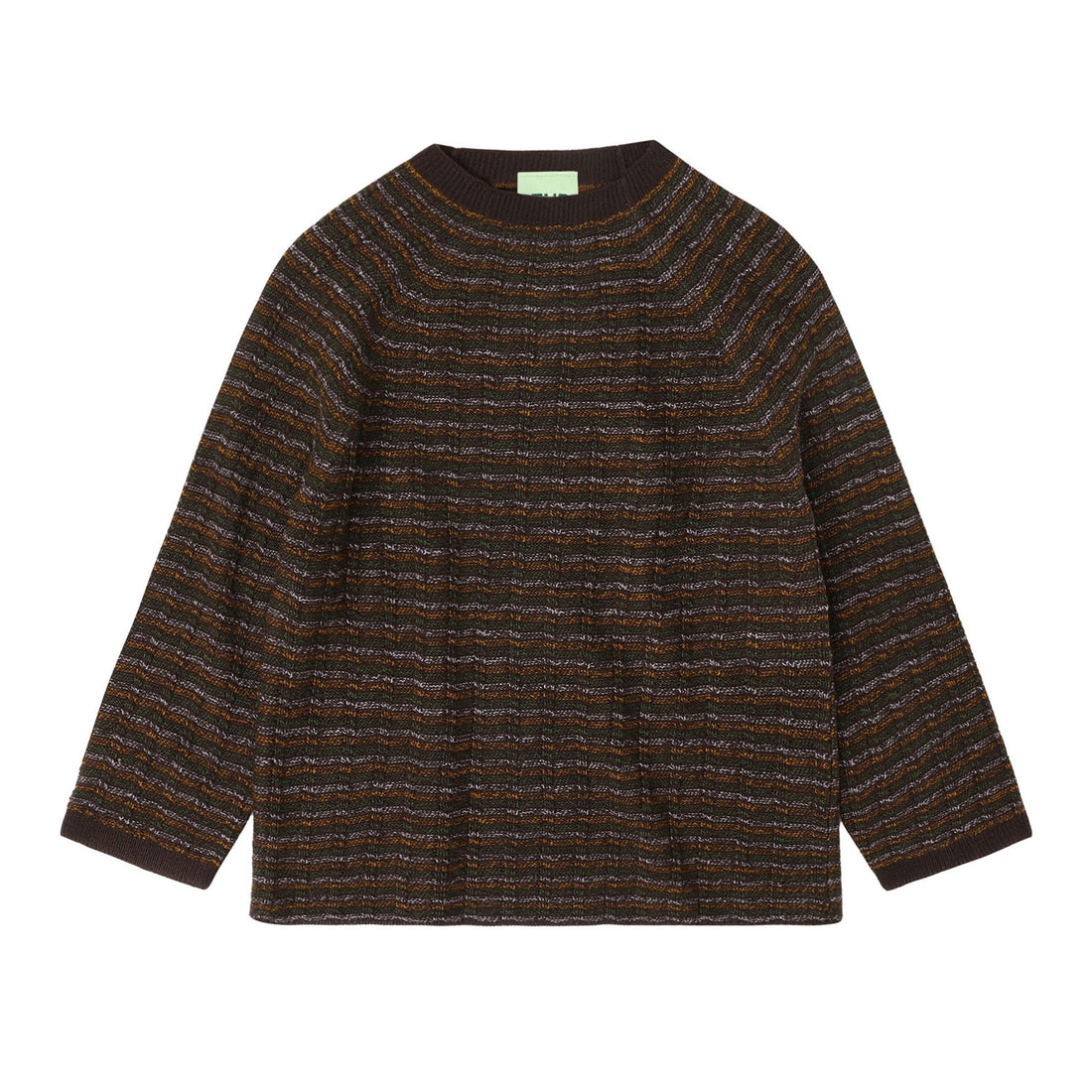 FUB Mocca Melange Highneck Crew