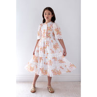 Petite Amalie  Ditsy Floral Lace Shirt Dress