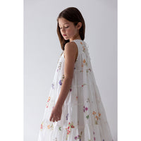 Petite Amalie  Floral Sketch Print Dress