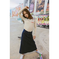 Clubhouse Seemed Denim Maxi Skirt
