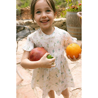 L by Ladida Geranium Smocked Short Sleeve Dress