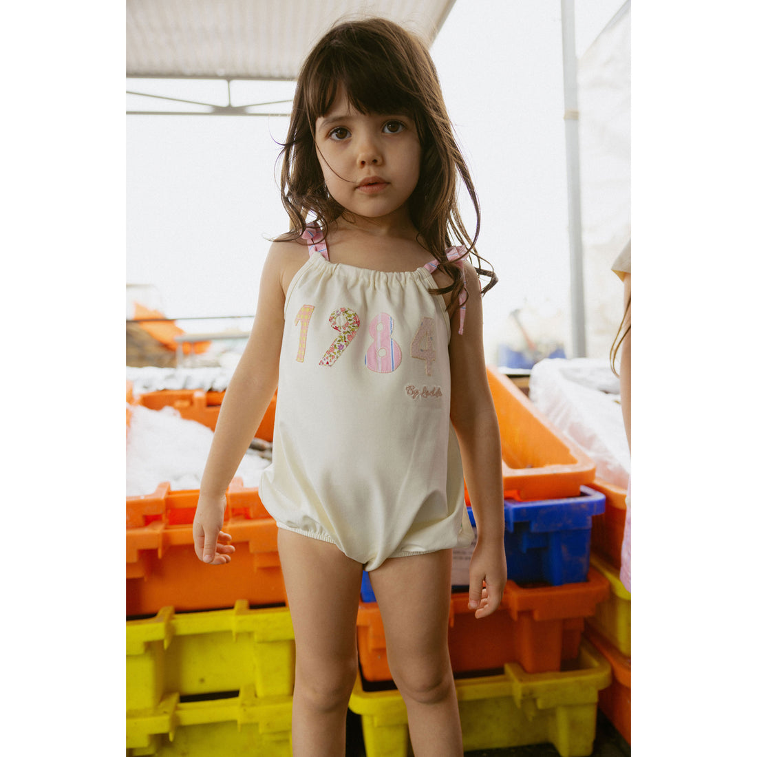 1984 Patchwork Logo Bodysuit