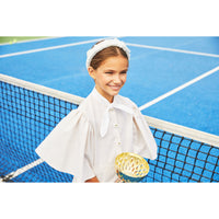 Mimisol White Wide Sleeve Cotton Shirt