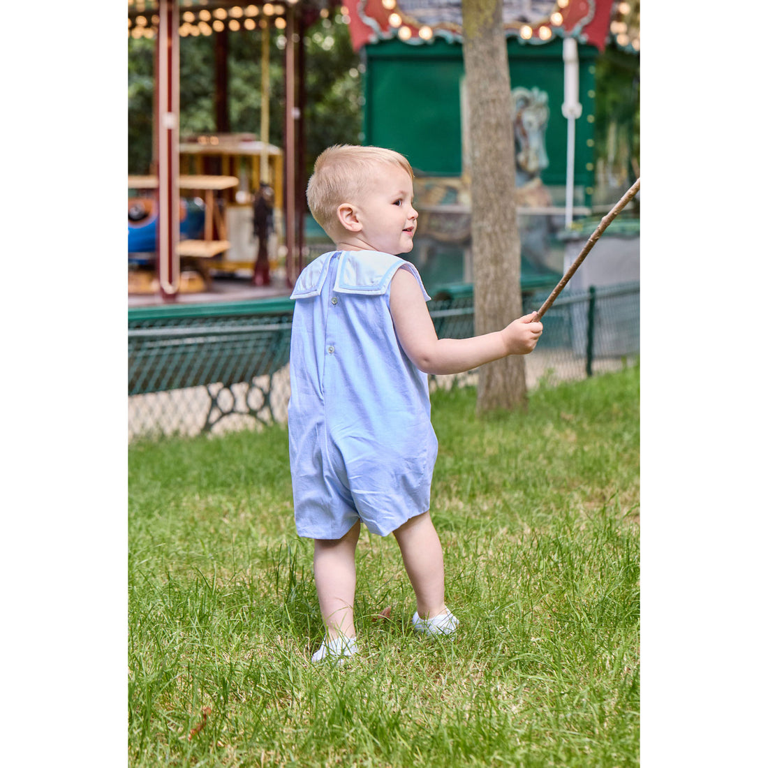 Kidiwi Chambray Constantin Romper
