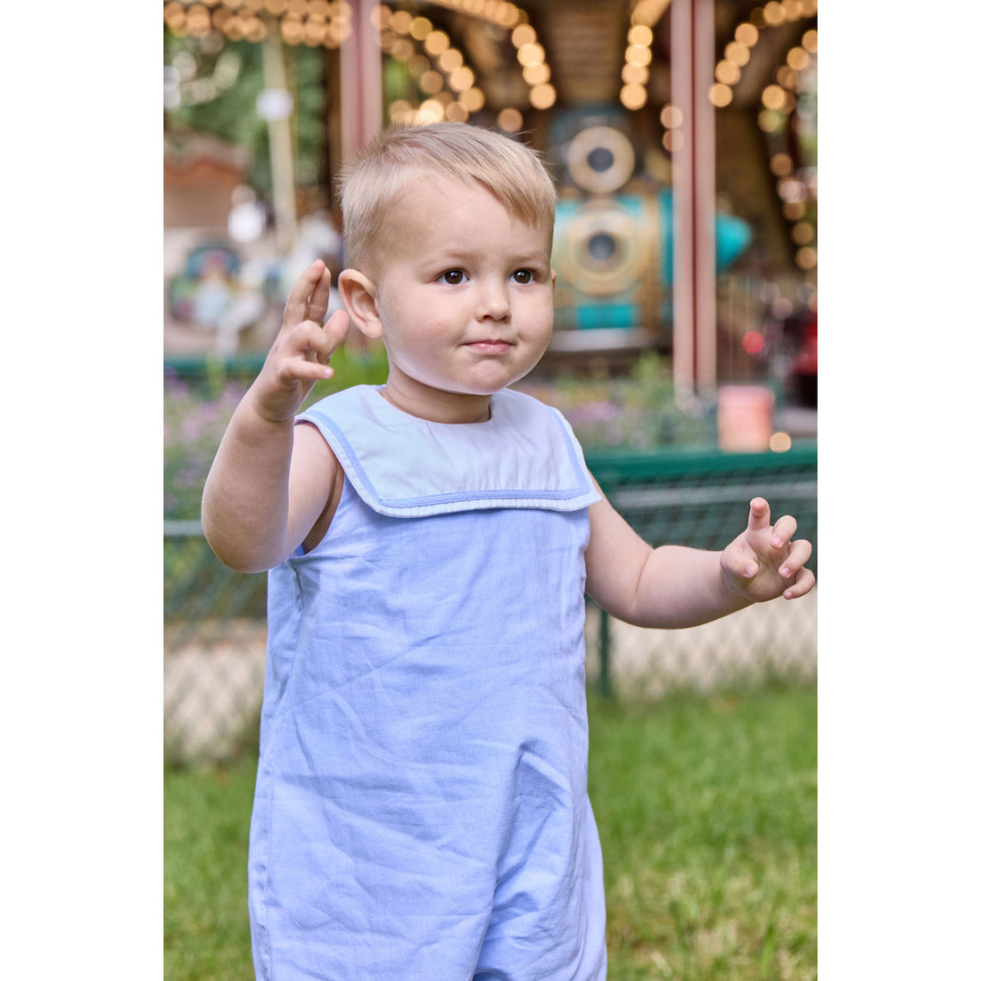 Kidiwi Chambray Constantin Romper