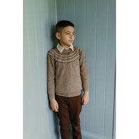 1984 Brown Fairisle Sweater