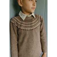 1984 Brown Fairisle Sweater