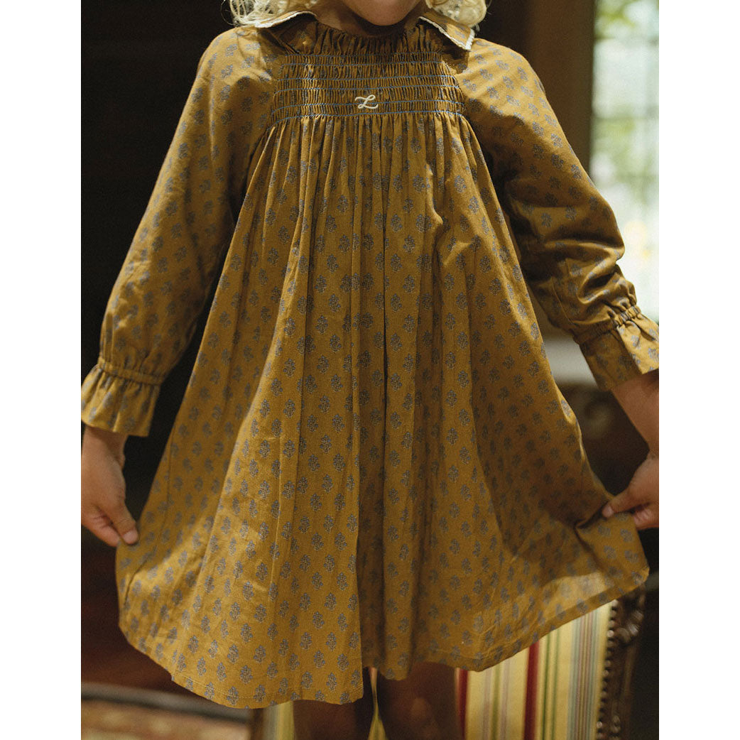 L by Ladida Heritage Floral Smocked Dress