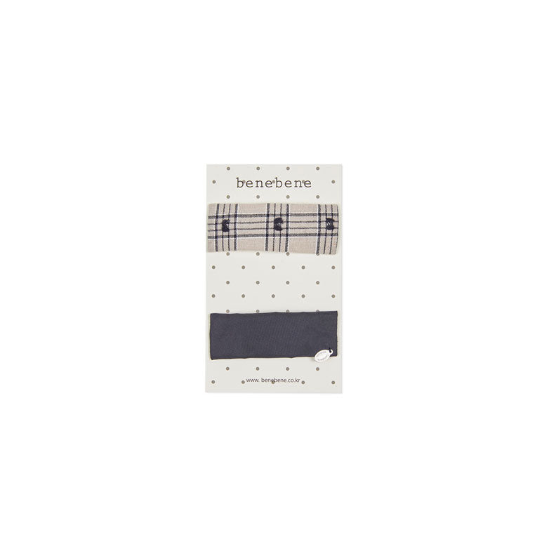 Bene Bene Beige Oud Check Square Pin Set