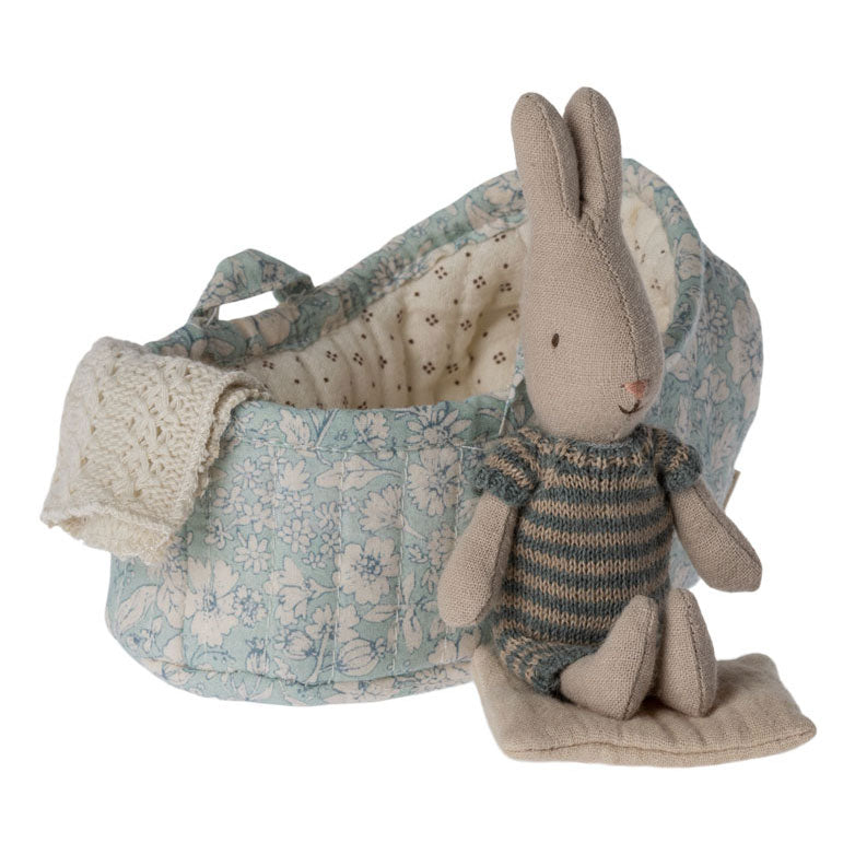 Maileg Rabbit In Carry Cot, Micro - 3 Pack