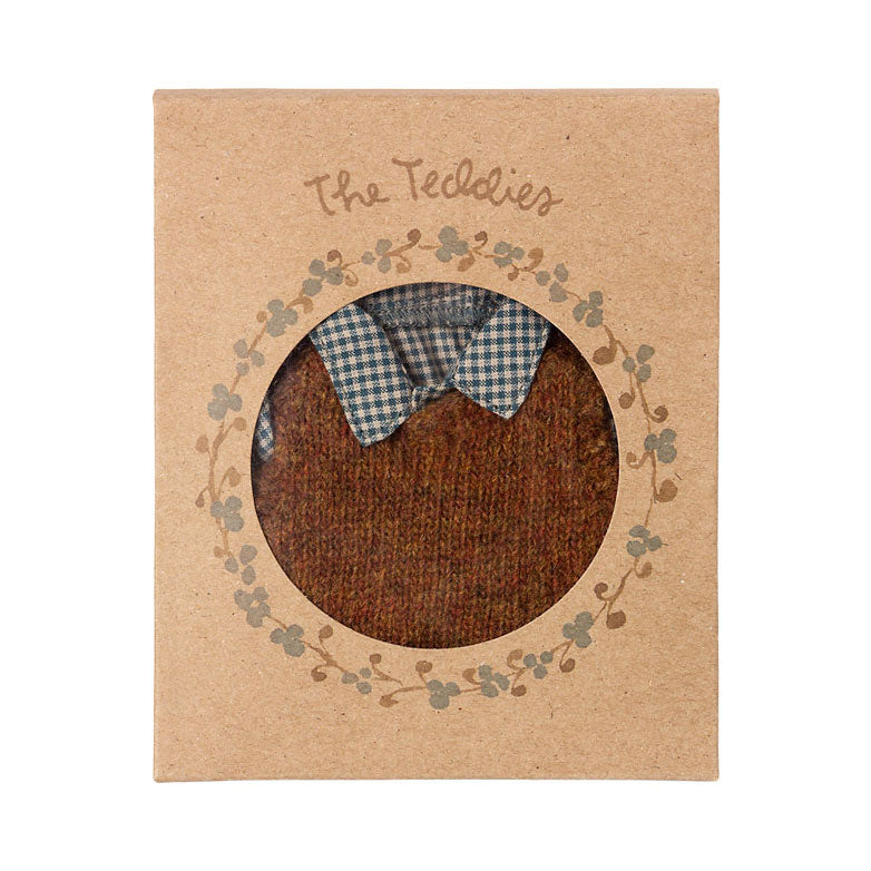 Maileg Shirt, Slipover And Pants For Teddy Dad