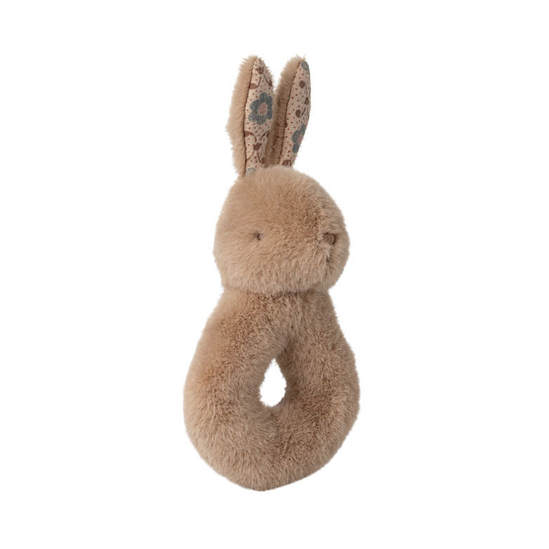 Maileg Rabbit Rattle Set - Cream Peach