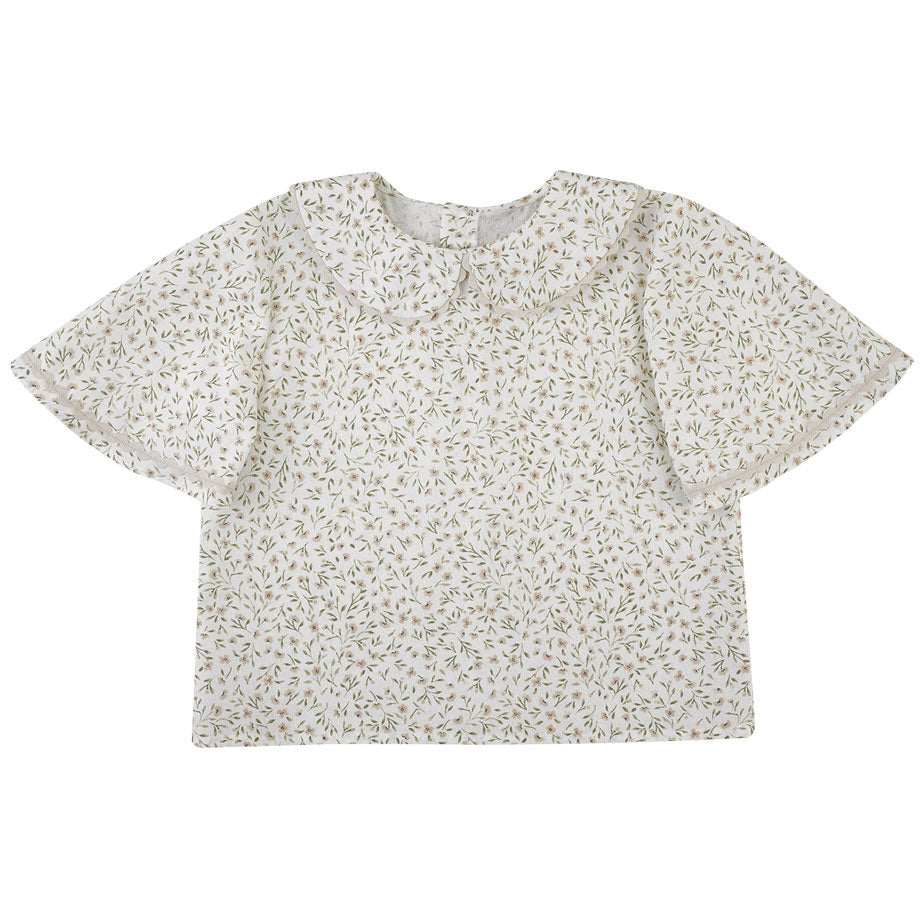 The Little Poets Green Flower Peter Pan Florbela Shirt