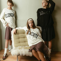 ELEMENTS Jet Black Logo Sweatshirt