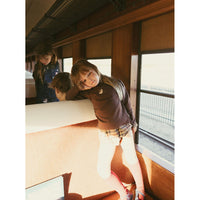 1984 Brown Duck Embroidered Ruffle Sweatshirt