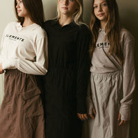 ELEMENTS Umber Cord Cargo Maxi Skirt