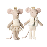Maileg Royal Twin Mice, Little Sister And Brother In Match Box