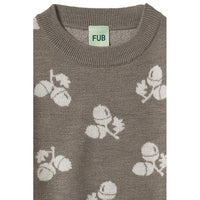 FUB Hazel Melange/Ecru Acorn Sweater