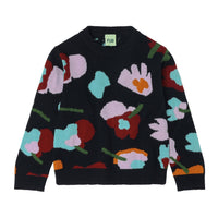 FUB Dark Navy Jaquard Sweater