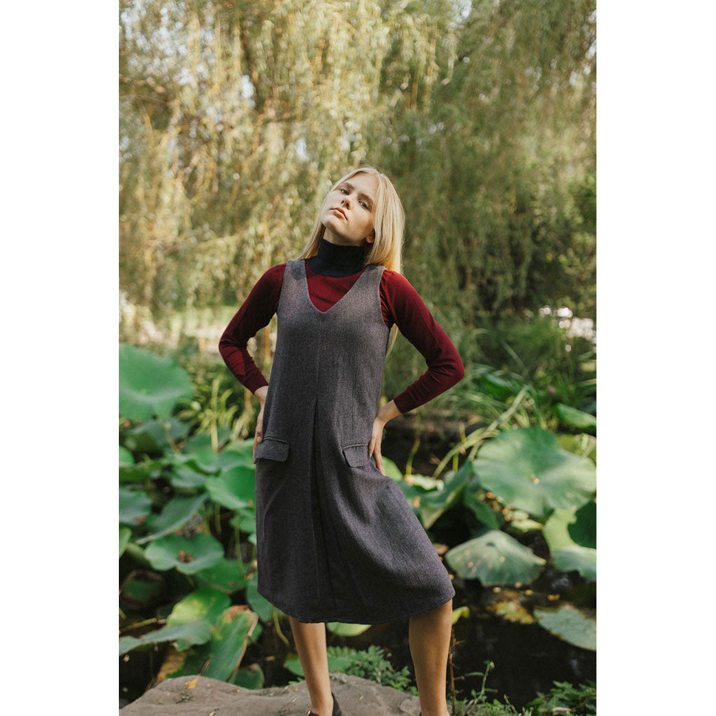 Darlin Wine Knit Turtleneck