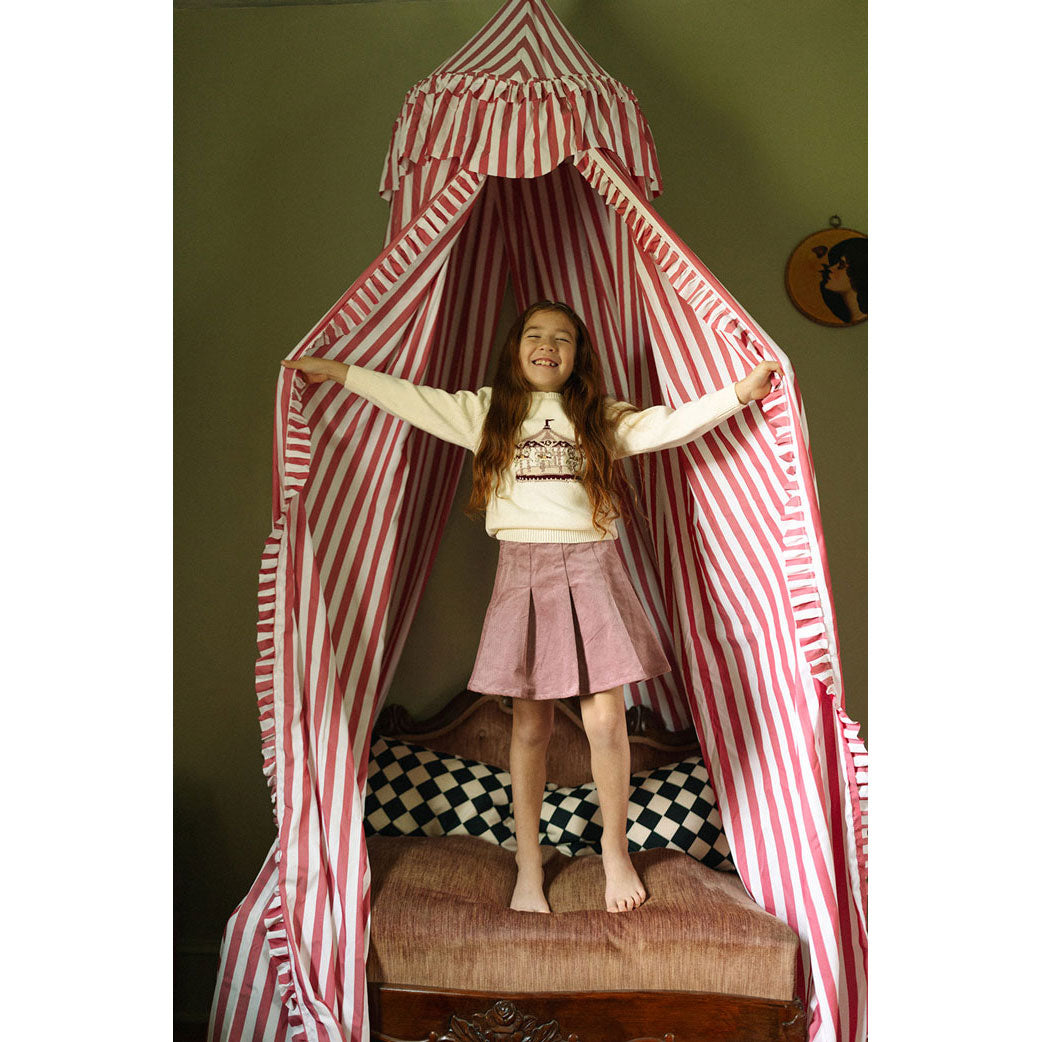 1984 Mauve Corduroy Skirt