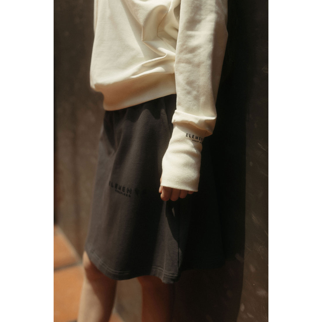 ELEMENTS Grey Basic Skirt