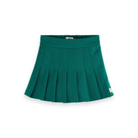Scotch Shrunk Pitch Green Pleated Tennis Skirt