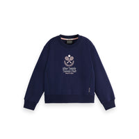 Scotch Shrunk Navy Artwork Crewneck